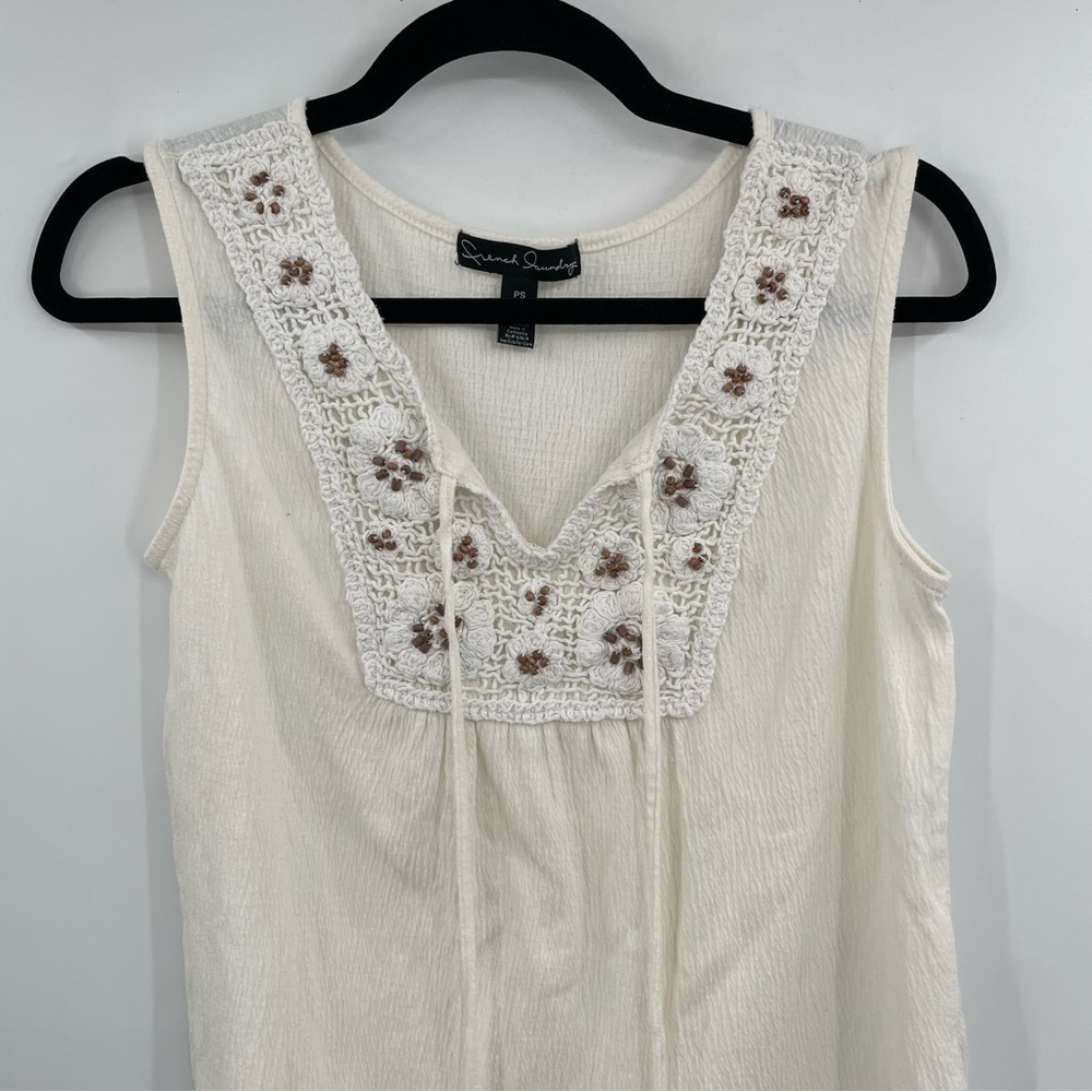 Boho Lace Detailed Tank Top - Picture 2 of 10